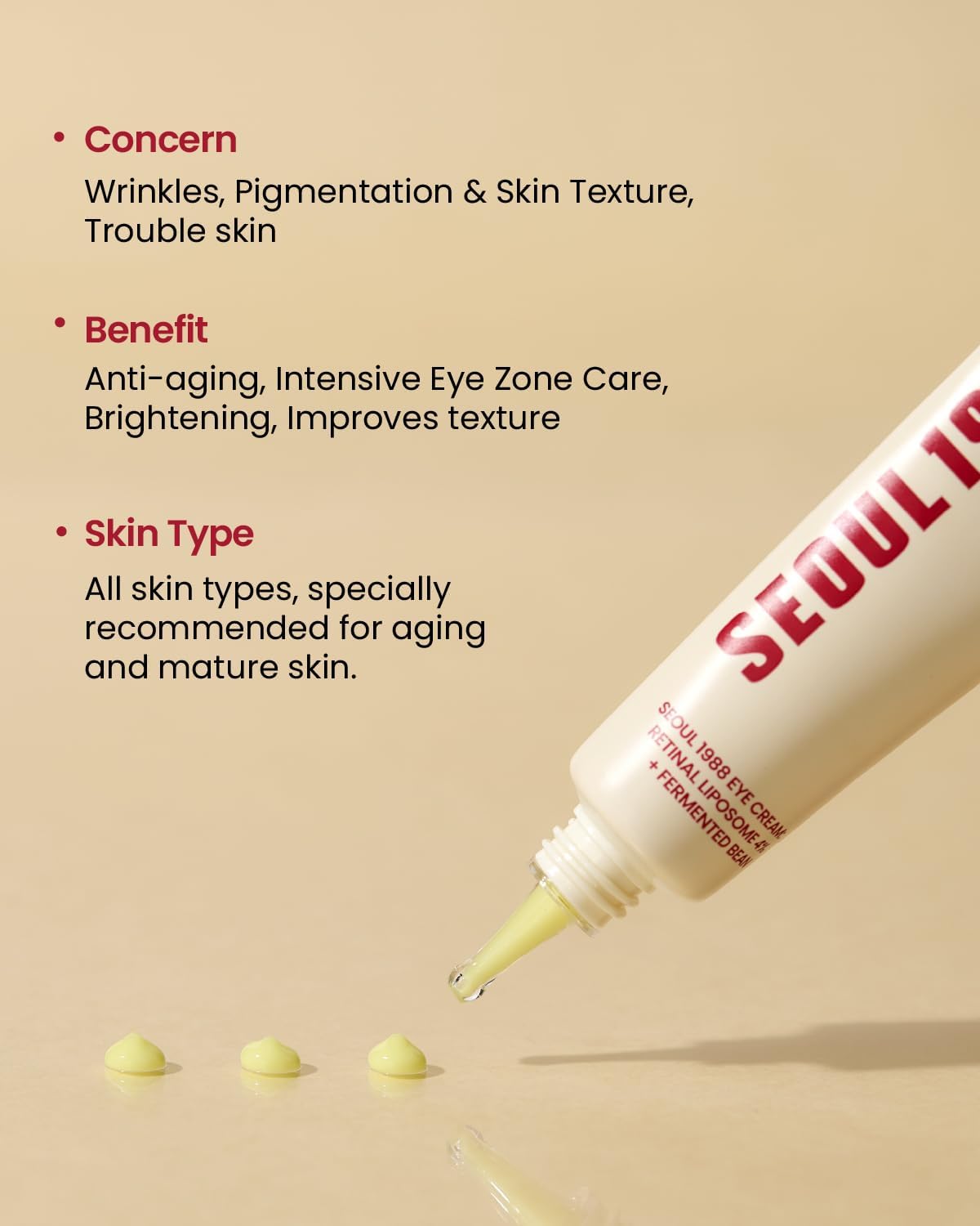 KSECRET Seoul 1988 Eye Cream Retinal Liposome 4% bottle 30ml