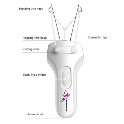 Daling Rechargeable Eyebrow Hair Threading Machine