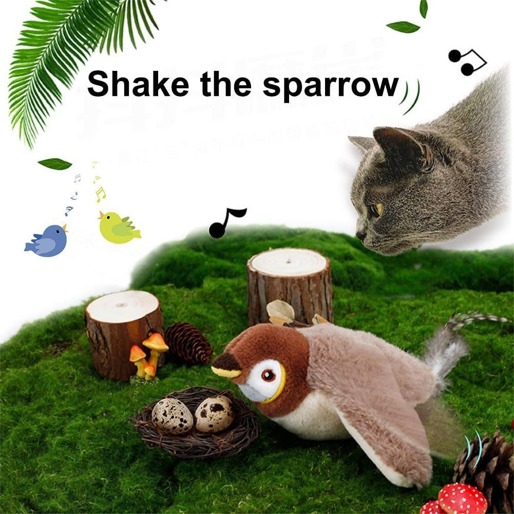 Interactive Cat Bird Toy