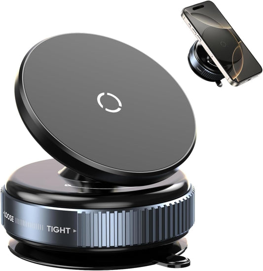 Magnetic Vaccum Car Phone Holder