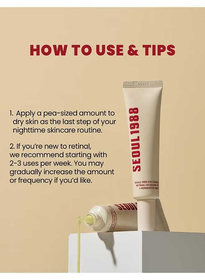 Retinal Liposome eye cream for anti-aging skincare UAE