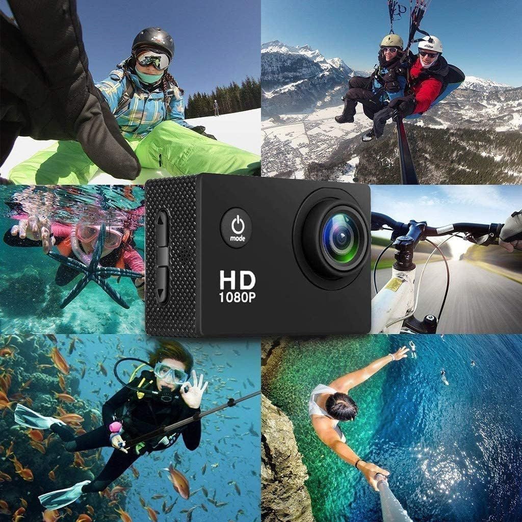 Waterproof action camera for diving and outdoor adventures