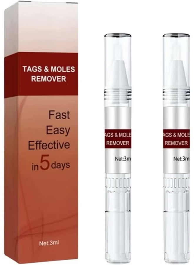 Wipe-Off Skin Tag and Mole Remover Pen with Natural Tea Tree Oil for face, neck, and body – gentle and effective home skincare treatment.