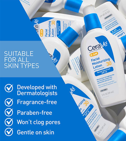 CeraVe AM Facial Moisturizing Lotion SPF 30 – 89ml
