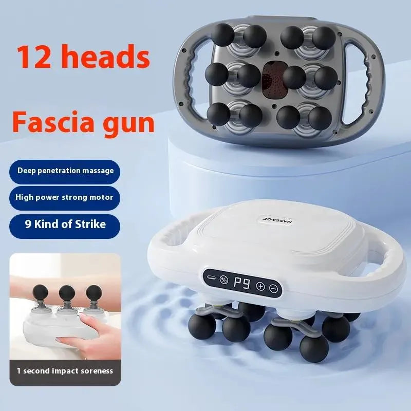 12 Head Massage Gun