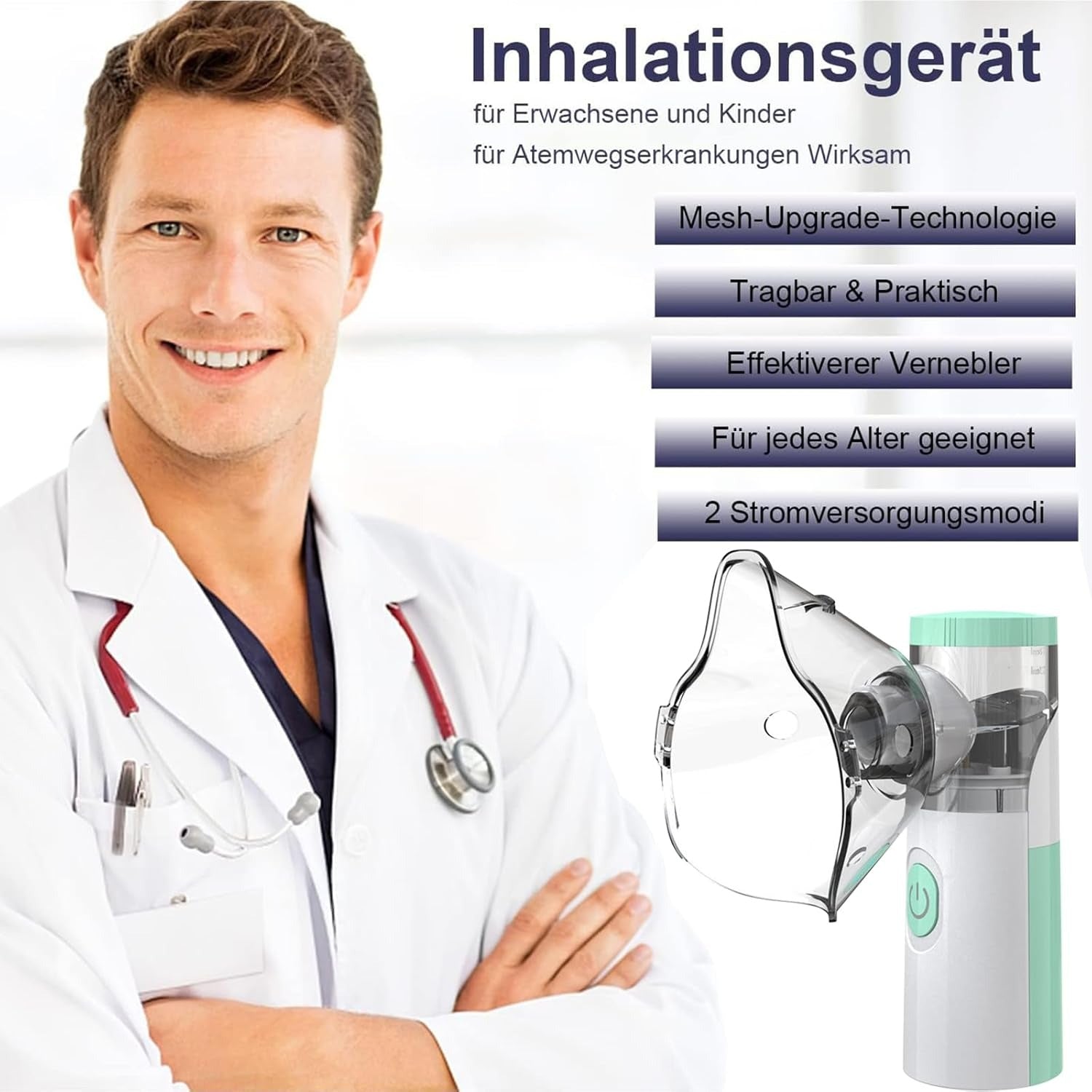 Portable Nebulizer for Adults and Children