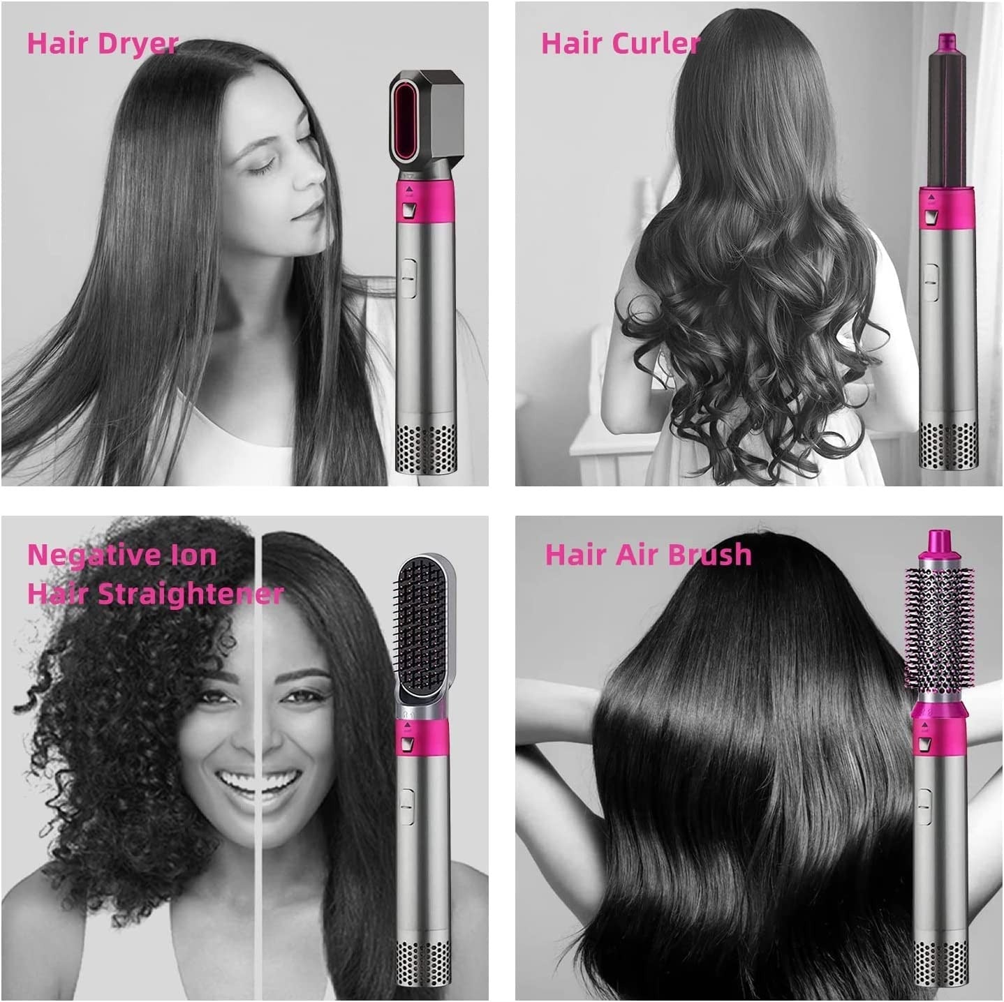 5 In 1 Hot Hair Styling Brush
