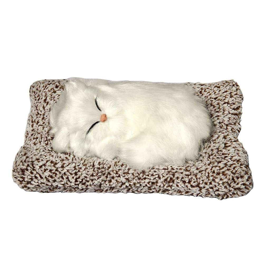 Sleeping Cute Cat for Car Dashboard and Home Decor with Activated Carbon