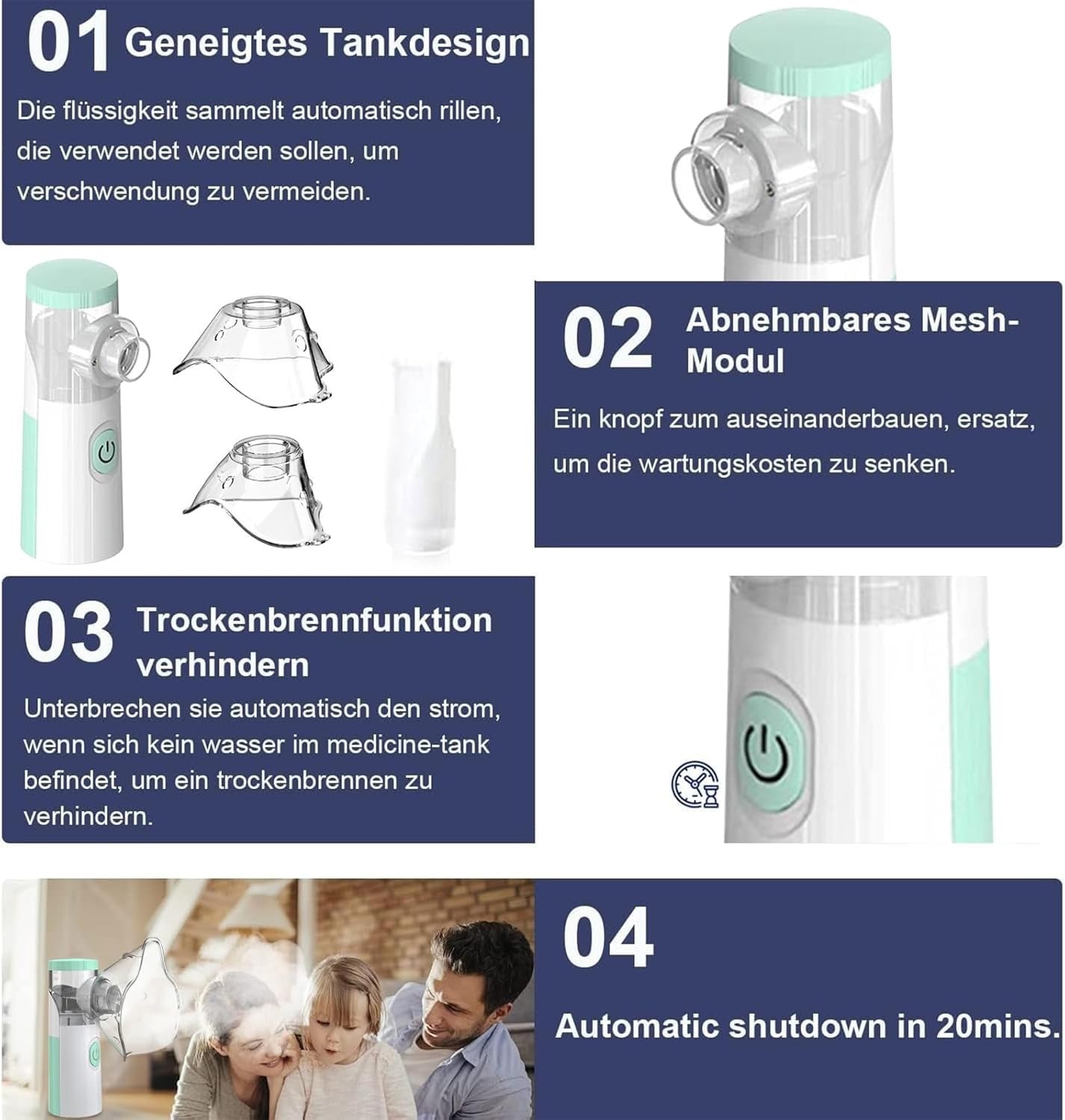 Portable Nebulizer for Adults and Children