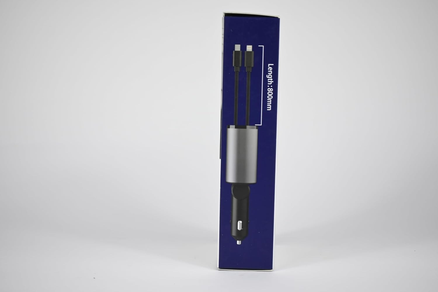 4 Fast Charging Ports with 80cm Retractable Cables